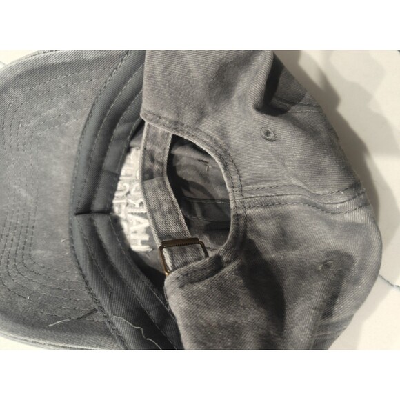 NEW Harbor Freight Hat Stores Baseball Cap, Weathered, Grey/black Adjustable - Picture 2 of 8